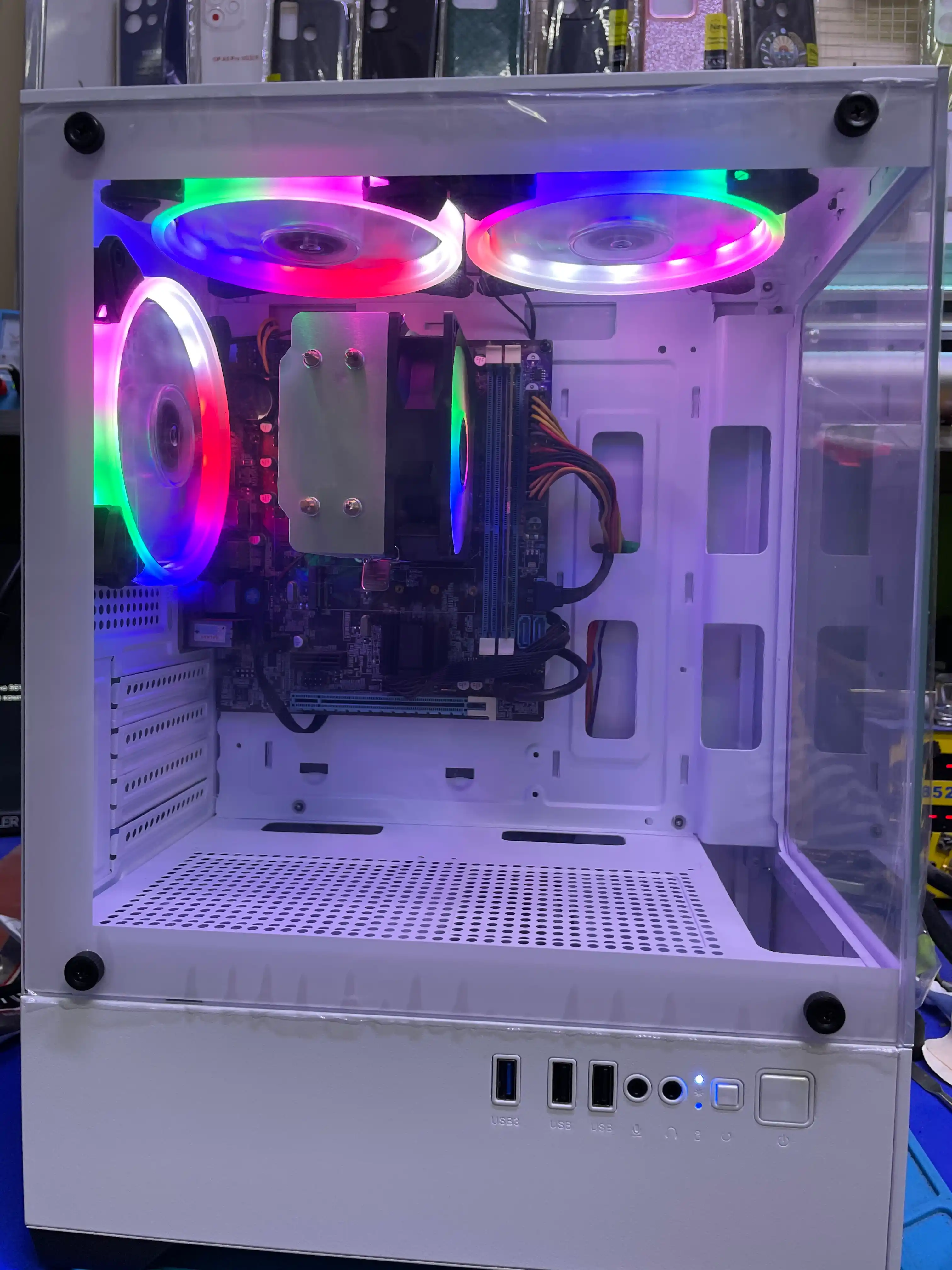 Готовый ПК Core i5, 8 ГБ RAM, SSD 512 ГБ–1 ТБ, RGB-кулер и корпус с подсветкой. Бонус!