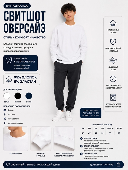 Лонгслив школьный для мальчика, футболка с длинным рукавом, 100% хлопок