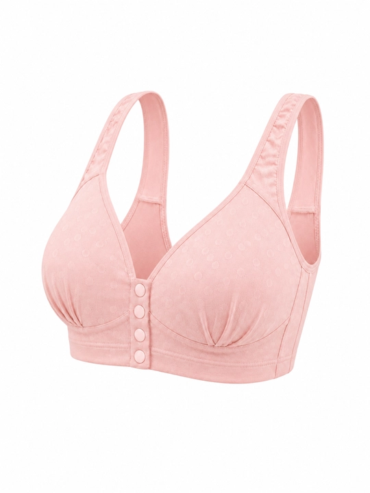 Push-ap effekti va old tomonida tugmachasi bo‘lgan ayollar byustgalteri - 