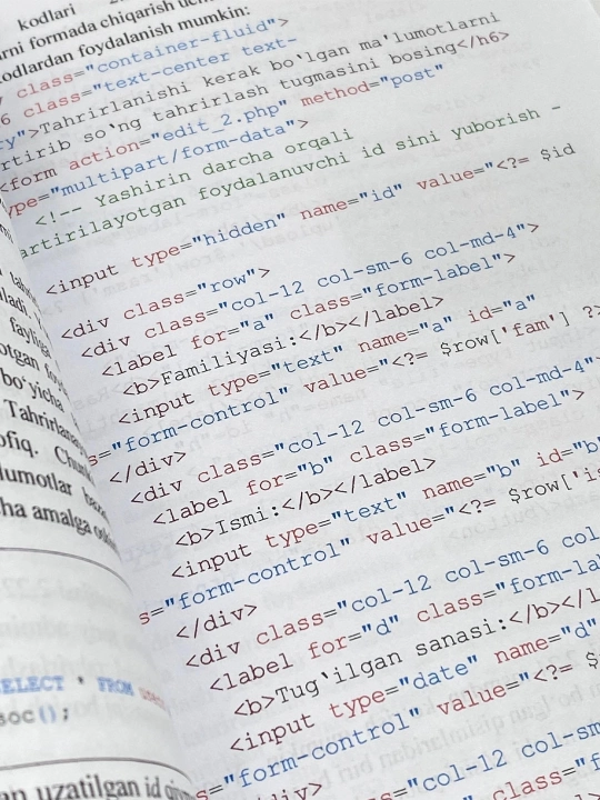 Rashidov Akbar: Web texnologiyalardan laboratoriya mashg‘ulotlari 2-kitob: PHP, MySQL
