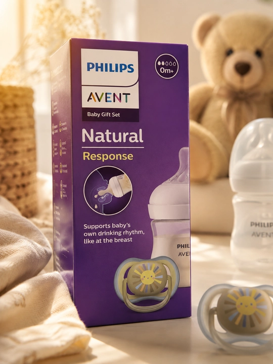 Бутылочка Philips Avent Natural Response , с пустышкой 0м+ BPA Free для малышей - 