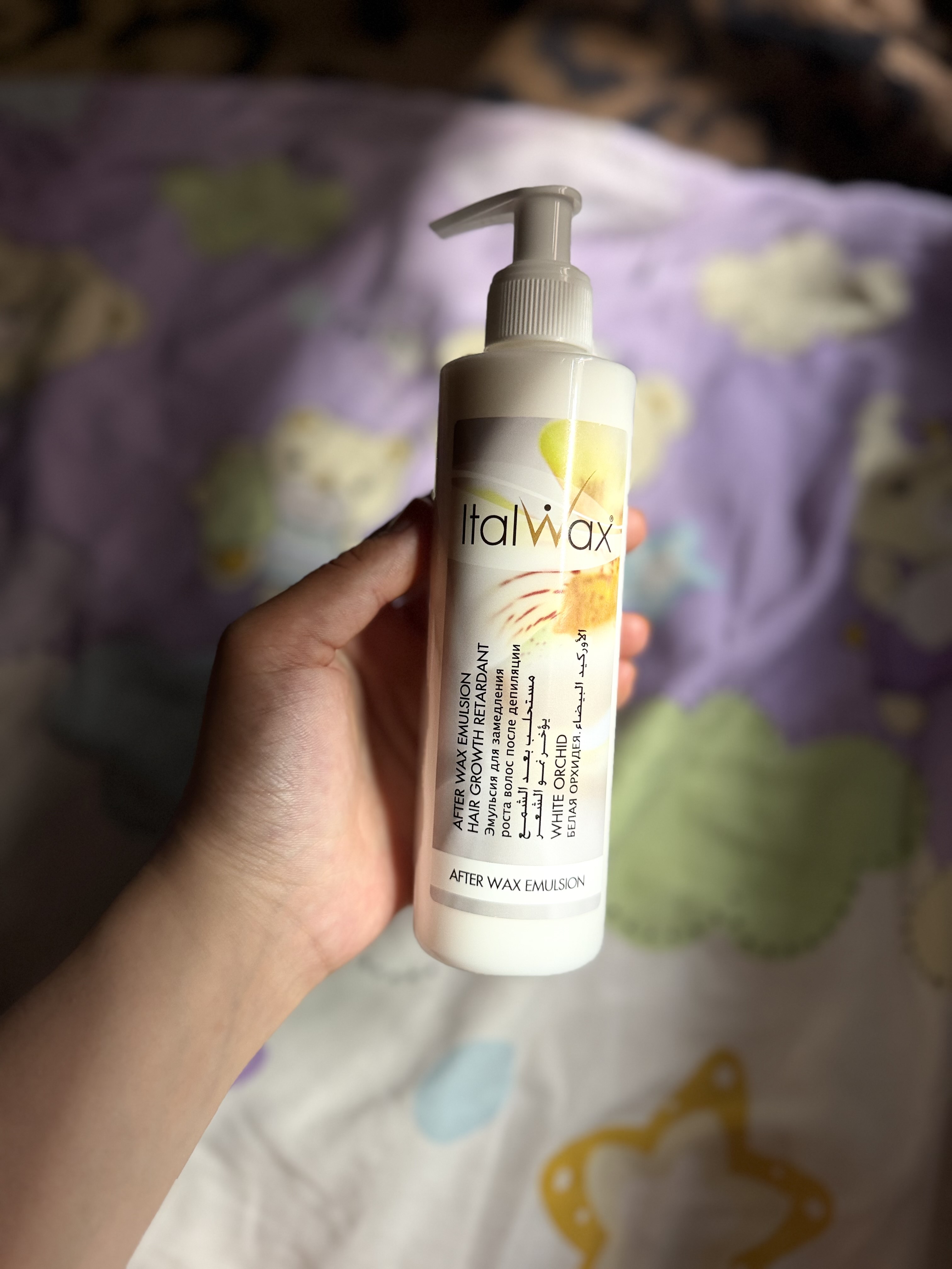 ITALWAX Эмульсия после депиляции с замедлением роста волос Орхидея, 250 мл