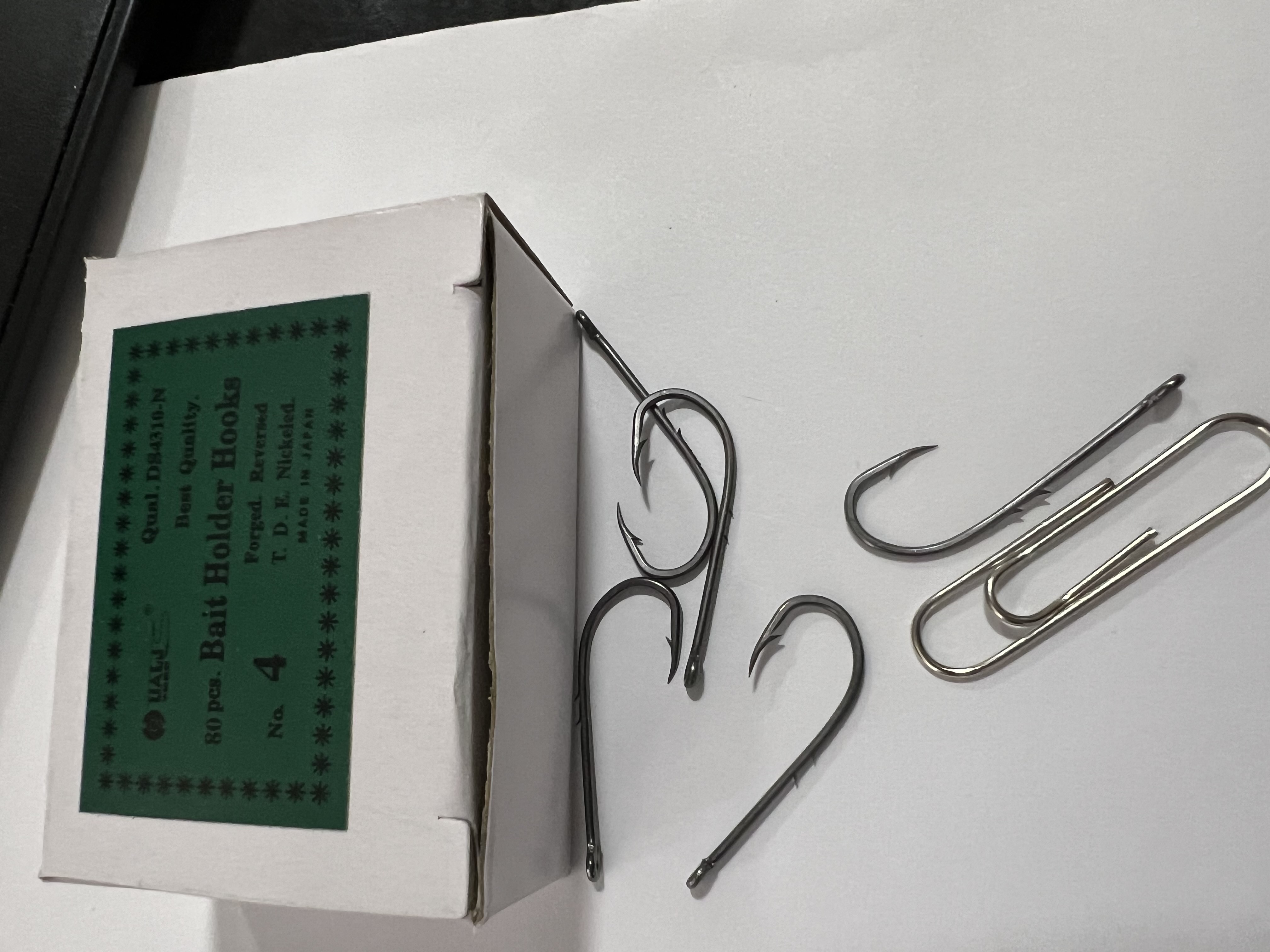 Крючки рыболовные Bait holder hooks