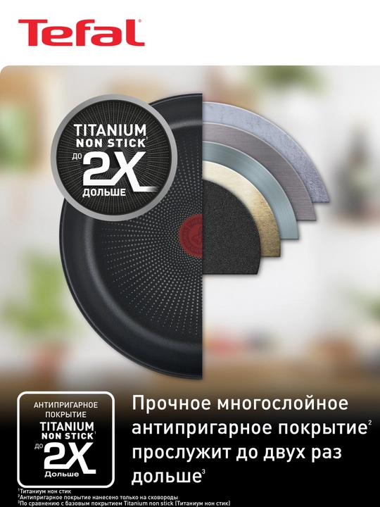 Набор посуды Tefal Daily Cook, 11 предметов, G713SB45