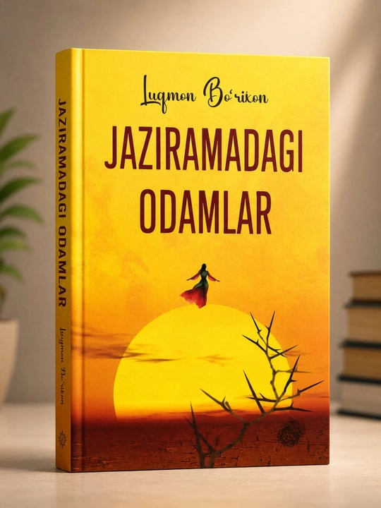 Люди в знойной жаре — Лукмон Бурихон. Книга на узбекском языке - 