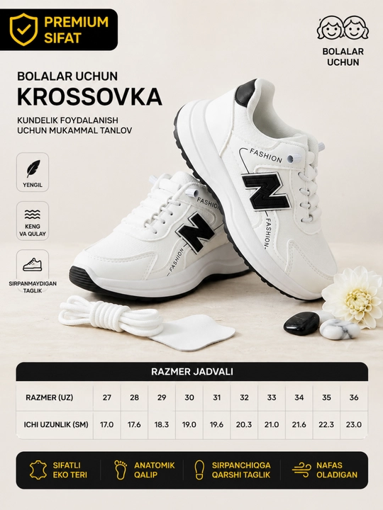 Bolalar uchun krossovkalar
