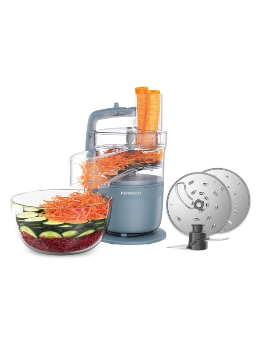 Кухонный комбайн KENWOOD FDP23.140GY, 900 Вт, чаша 1,3 л, шинковка и измельчение