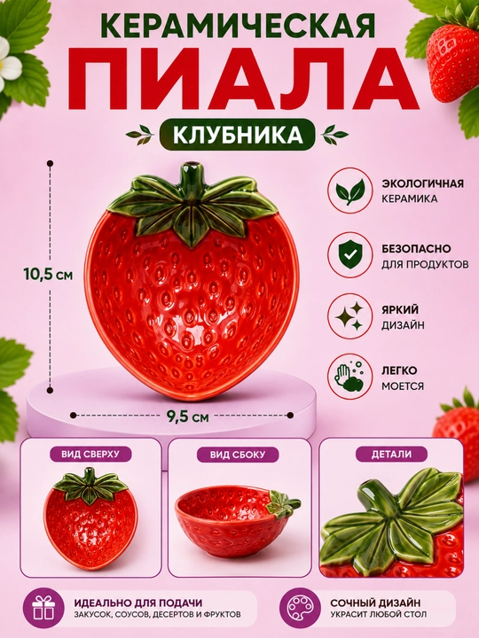 Набор керамических соусниц, 8 предметов
