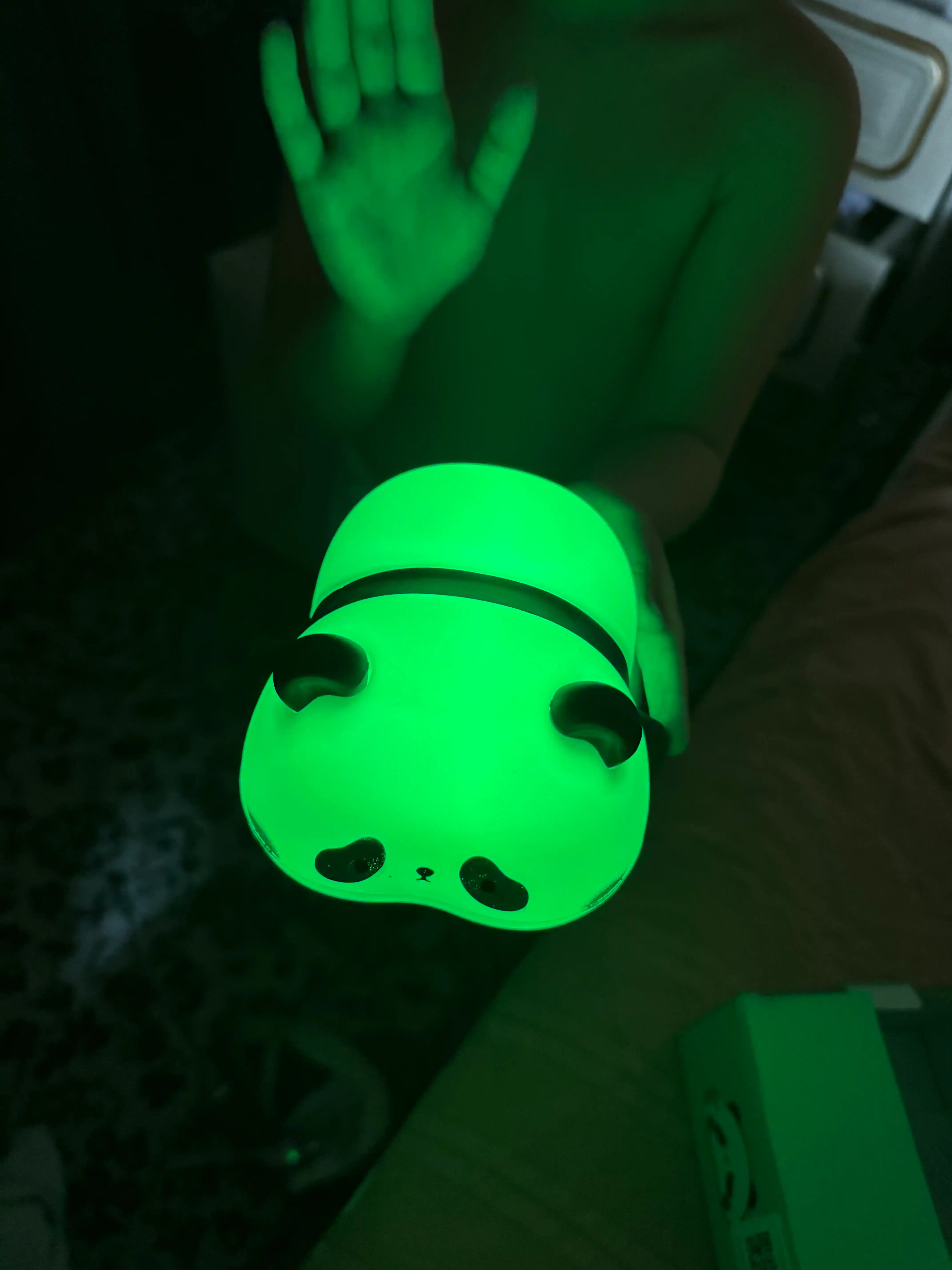 Детский ночник, силикон, пандочка, утка, капуста, единорог, кролик RGB