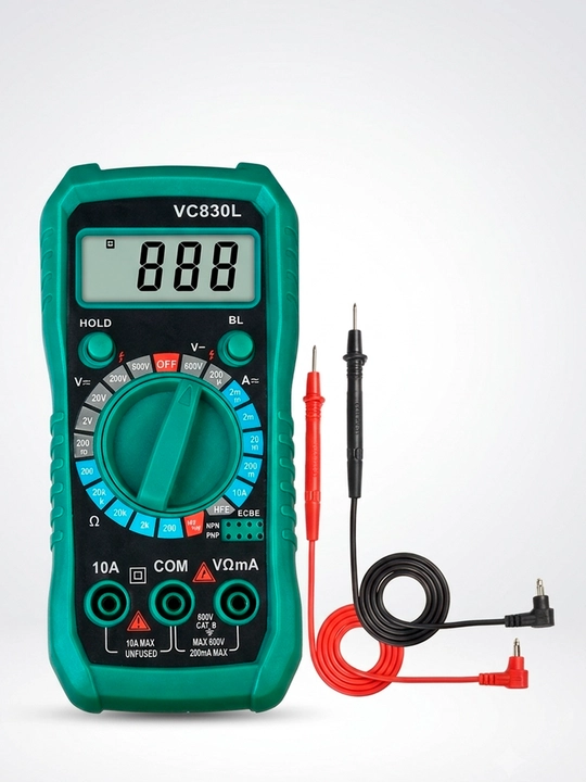 VC830L Raqamli Multimetr — Professional Elektr O‘lchov Asbobi - 