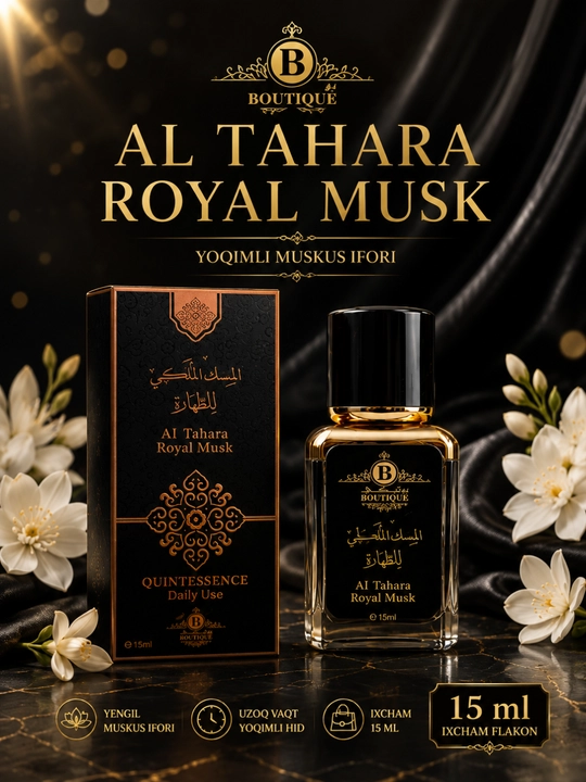 Ayollar uchun feramonli muskus atiri Junun Al Musk, 15 ml, parfyumeriya moyi