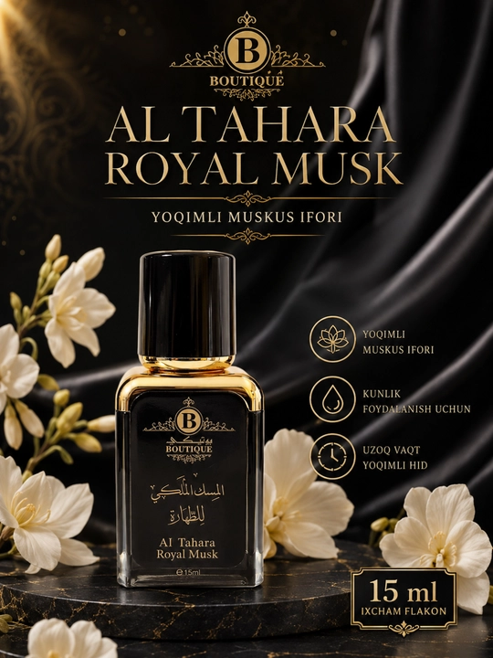 Ayollar uchun feramonli muskus atiri Junun Al Musk, 15 ml, parfyumeriya moyi