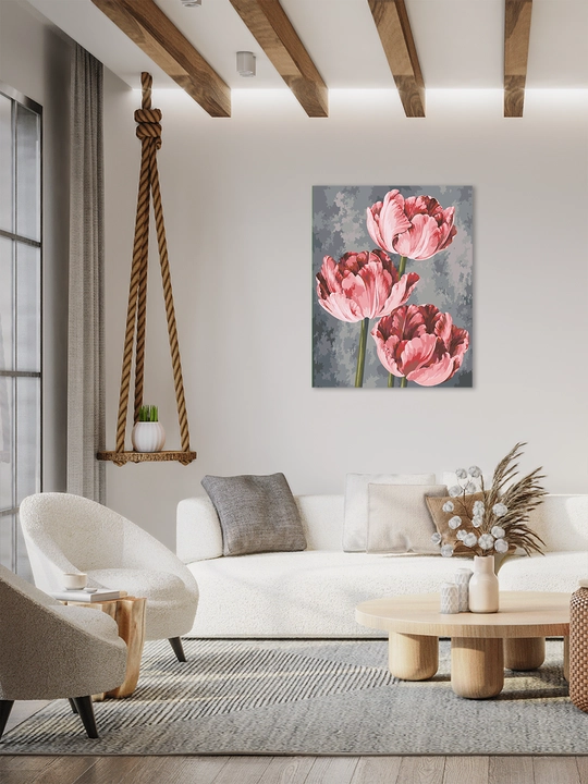 ARTERY raqamlar bo‘yicha rasm «Gullar» 40×50 sm, holstda raqamli raskraska