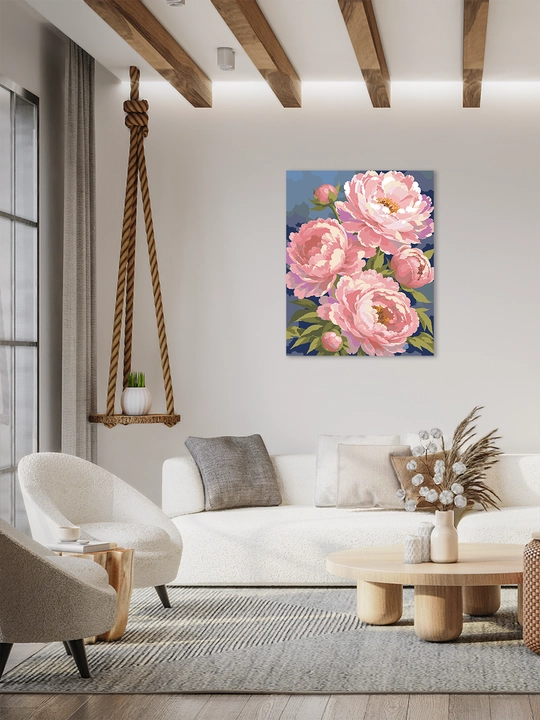 ARTERY raqamlar bo‘yicha rasm «Gullar» 40×50 sm, holstda raqamli raskraska