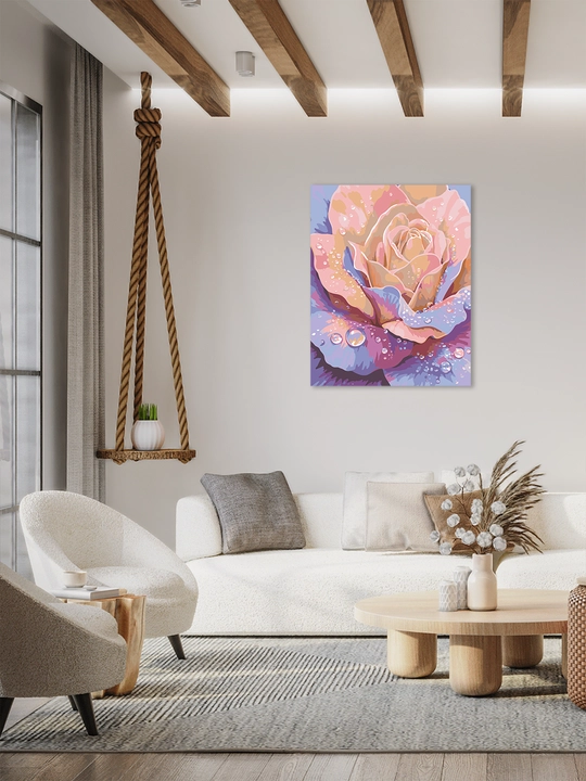 ARTERY raqamlar bo‘yicha rasm «Gullar» 40×50 sm, holstda raqamli raskraska