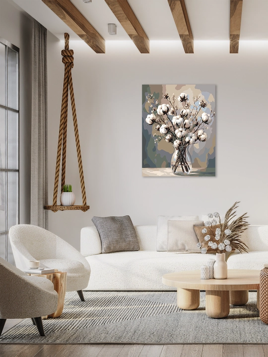 ARTERY raqamlar bo‘yicha rasm «Gullar» 40×50 sm, holstda raqamli raskraska