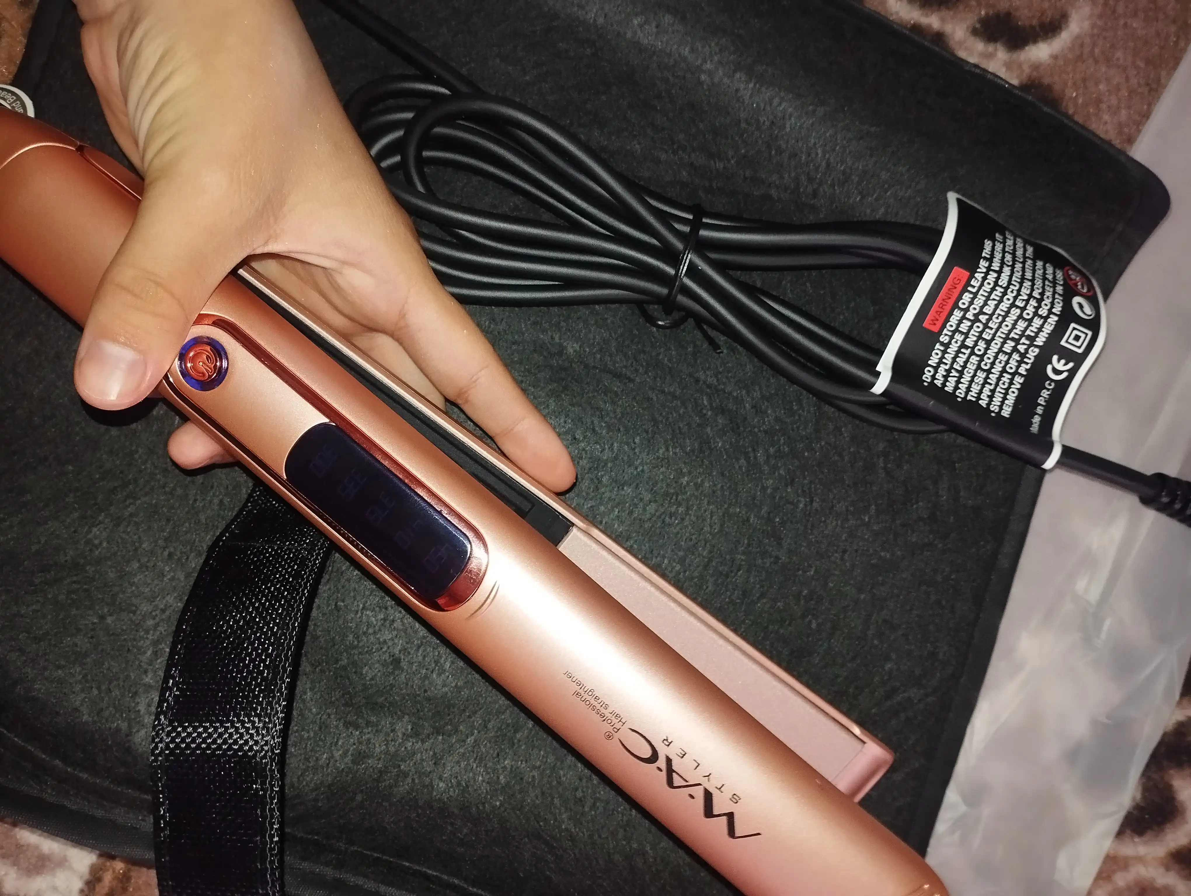 Профессиональный выпрямитель для волос MAC Styler MC-3082 со светодиодным дисплеем