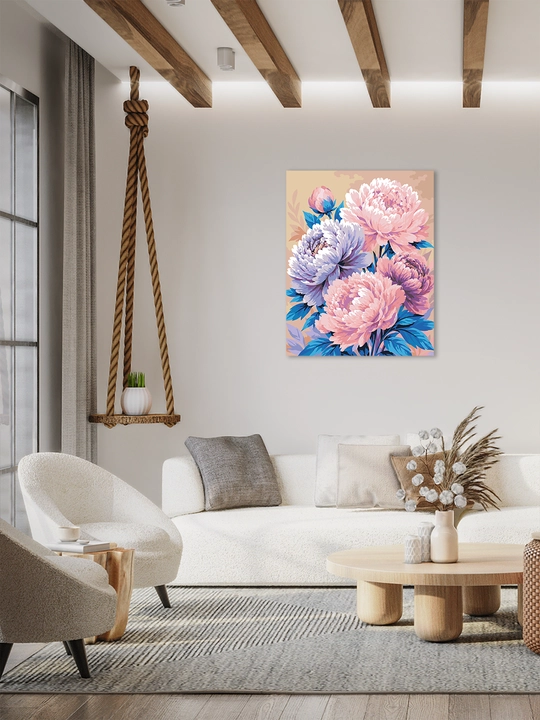 ARTERY raqamlar bo‘yicha rasm «Gullar» 40×50 sm, holstda raqamli raskraska