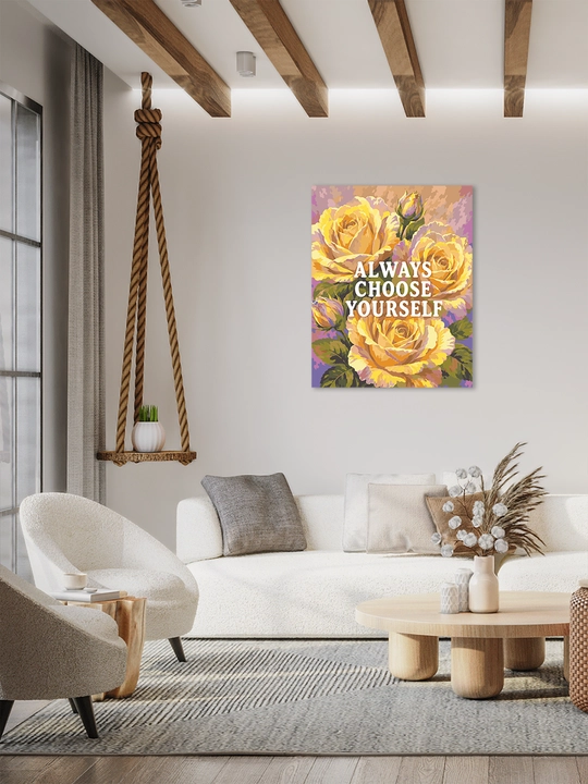 ARTERY raqamlar bo‘yicha rasm «Gullar» 40×50 sm, holstda raqamli raskraska