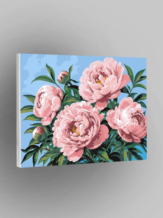 ARTERY raqamlar bo‘yicha rasm «Gullar» 40×50 sm, holstda raqamli raskraska