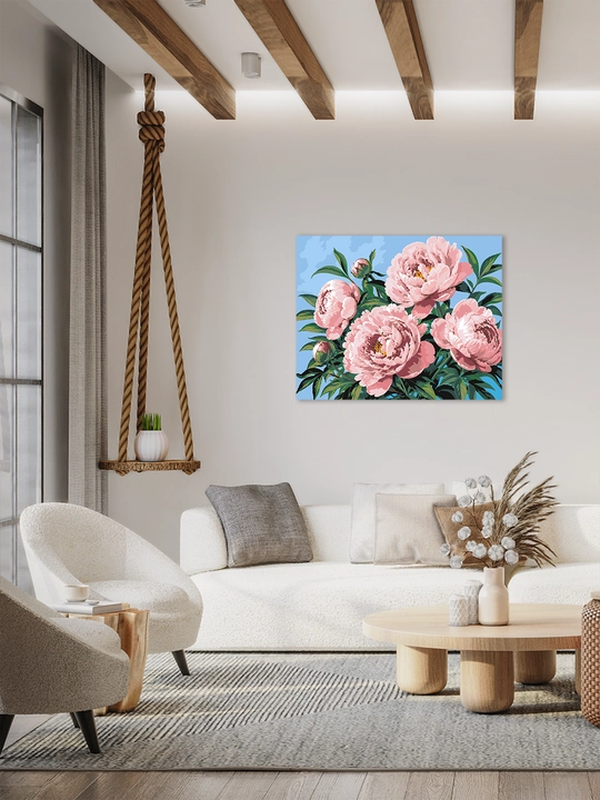 ARTERY raqamlar bo‘yicha rasm «Gullar» 40×50 sm, holstda raqamli raskraska