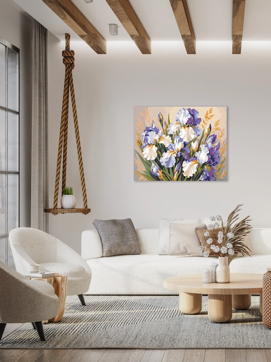 ARTERY raqamlar bo‘yicha rasm «Gullar» 40×50 sm, holstda raqamli raskraska