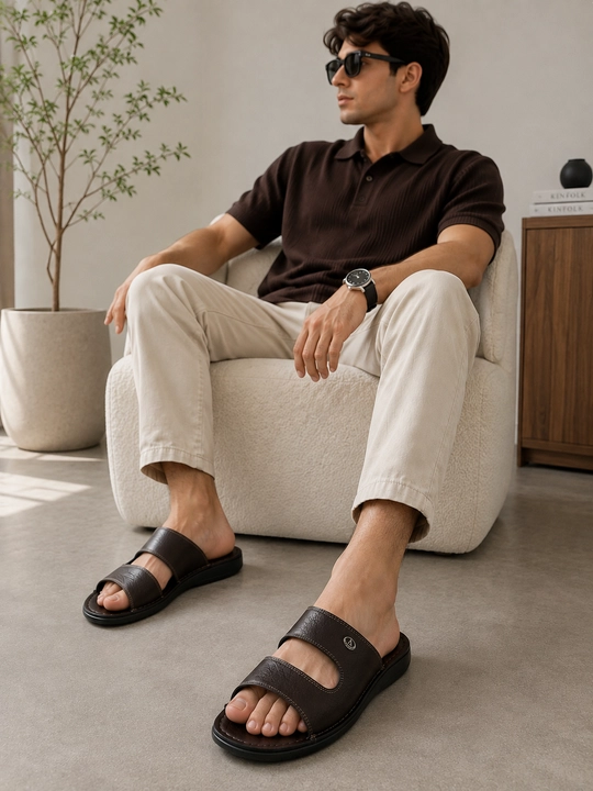 Erkaklar uchun yozgi sandal – qulay, yengil va zamonaviy kundalik oyoq kiyim - 