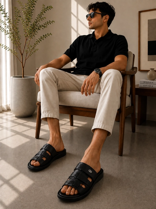 Erkaklar uchun yozgi sandal – qulay, yengil va zamonaviy kundalik oyoq kiyim - 