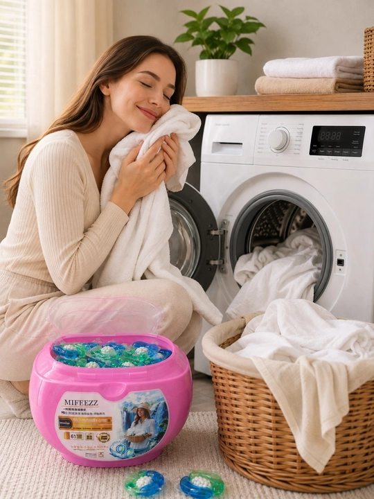 Капсулы для стирки, MIFEEZZ, кондиционеры и отбеливатели, 61 шт