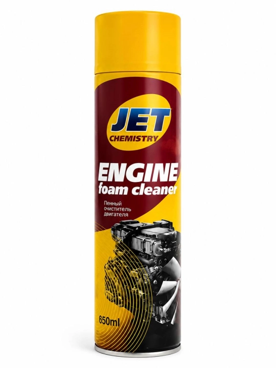 JET Chemistry Engine Foam Cleaner — пенный очиститель двигателя, 650 мл