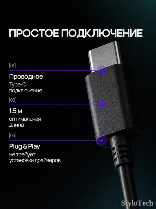 Клавиатура игровая мембранная, бесшумная и компактная, водонепроницаемая c RGB подсветкой