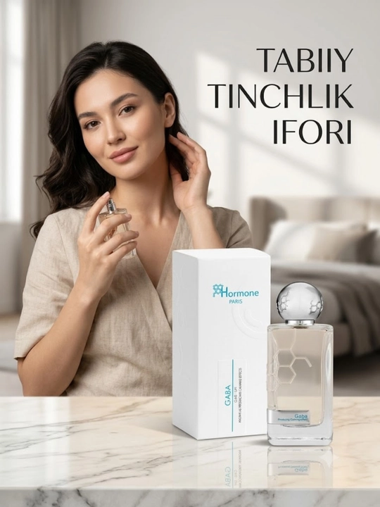 Unisex parfyumeriya suvi Hormone Paris GABA atiri, tinchlantiruvchi xushboʻy