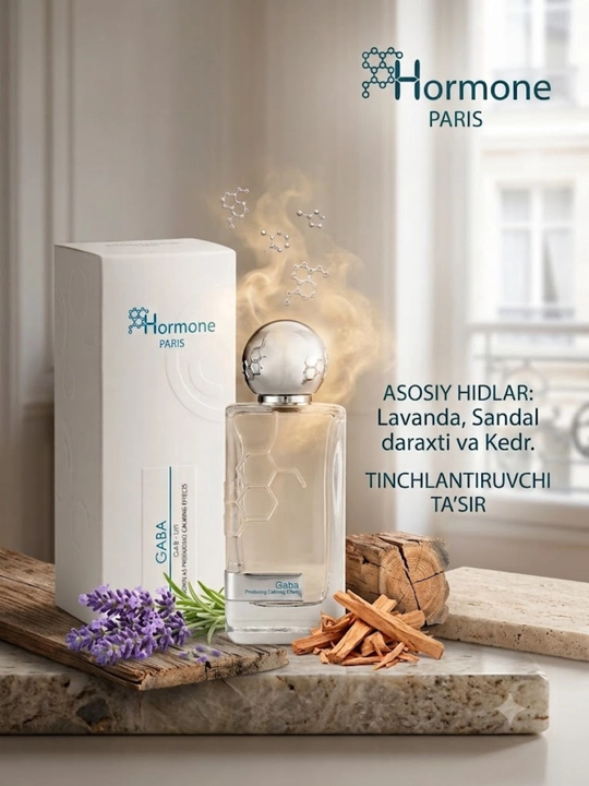 Unisex parfyumeriya suvi Hormone Paris GABA atiri, tinchlantiruvchi xushboʻy - 