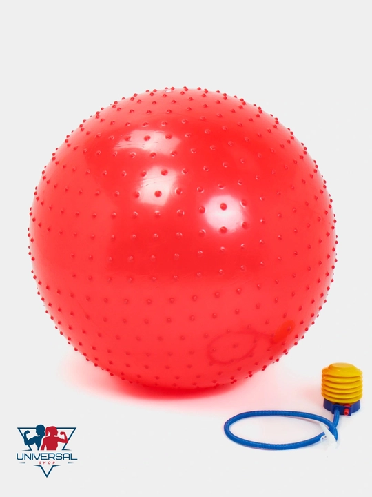 Мяч для фитнеса без шипом Fitball, фитбол 65-75-85-95 см, с насосом - 