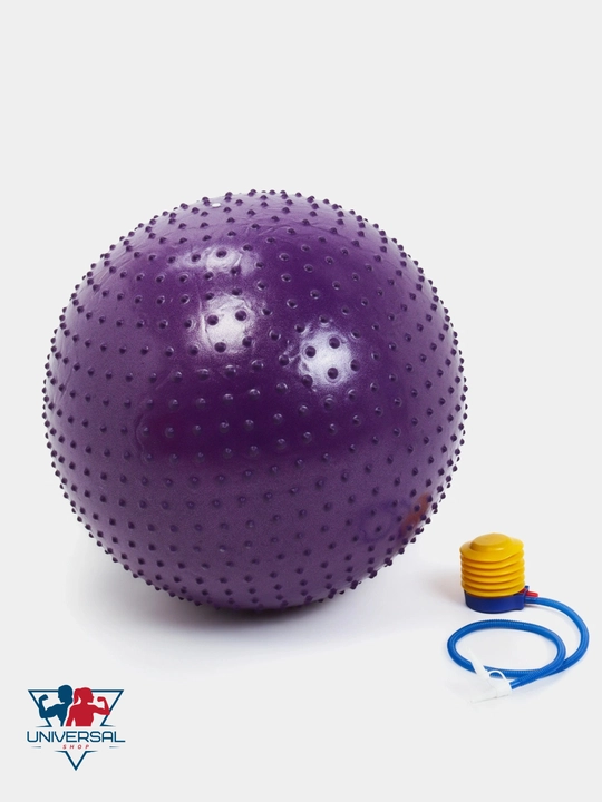 Мяч для фитнеса без шипом Fitball, фитбол 65-75-85-95 см, с насосом - 