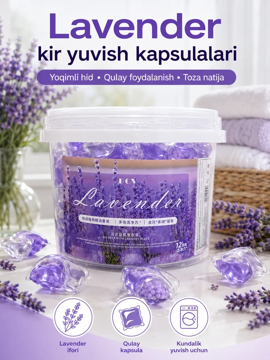 Kir yuvish uchun oqartiruvchi kapsulalar - 