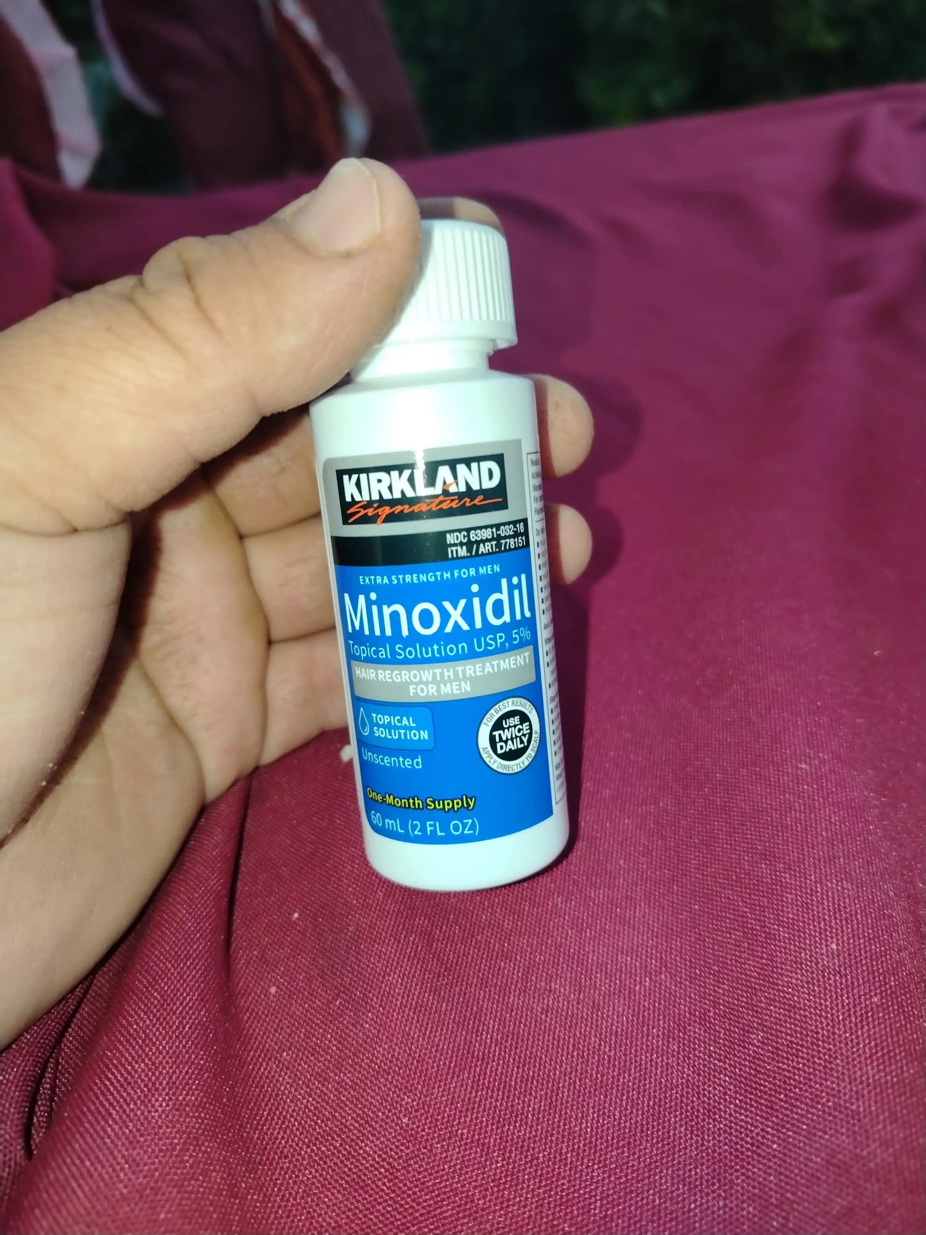 Миноксидил для роста бороды и волос Kirkland Minoxidil 5% 60 мл