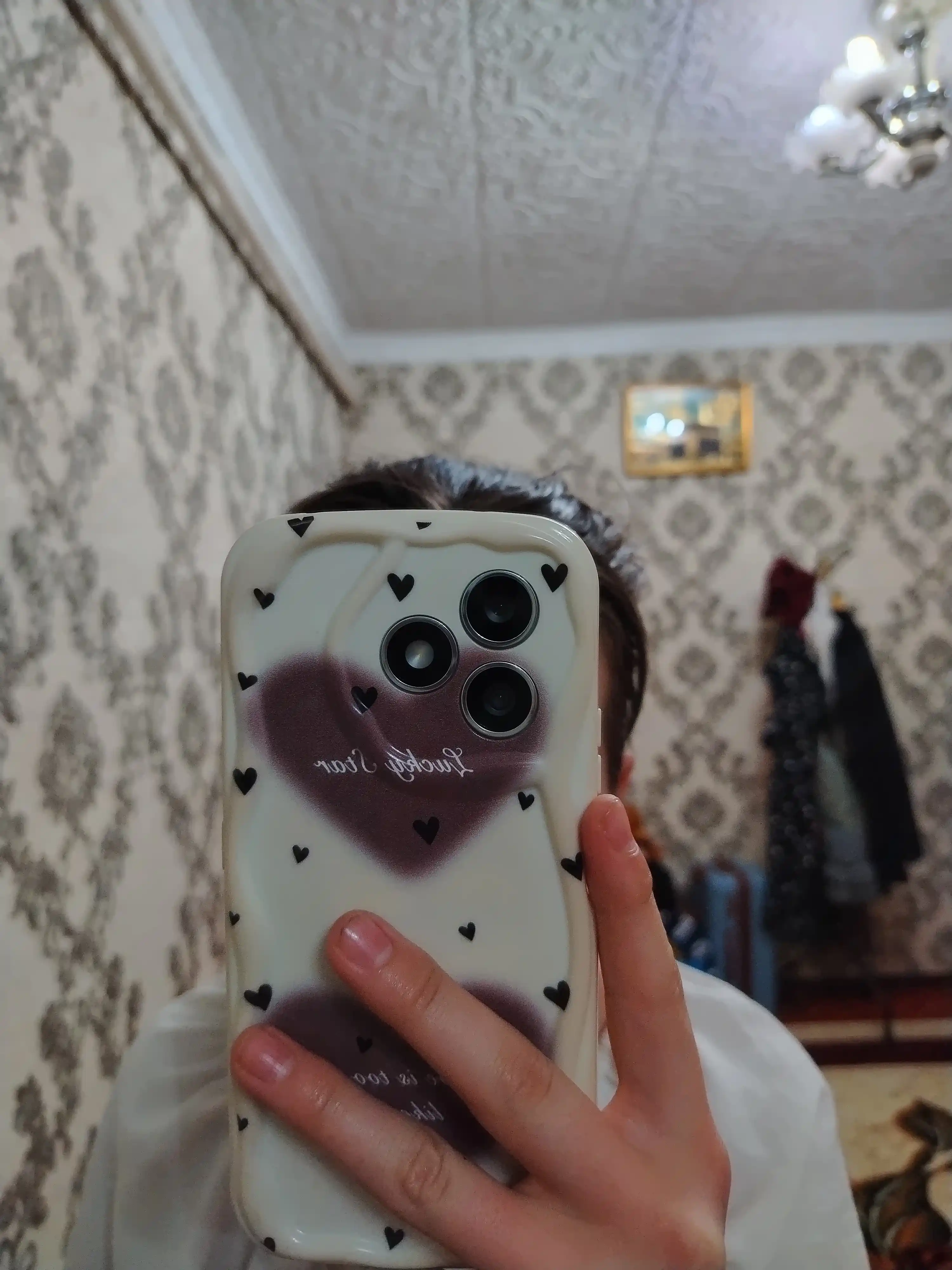 Honor X 8D smartfoni uchun g‘iloflar, romantik uslub, atirgullar bilan bezatilgan g‘ilof
