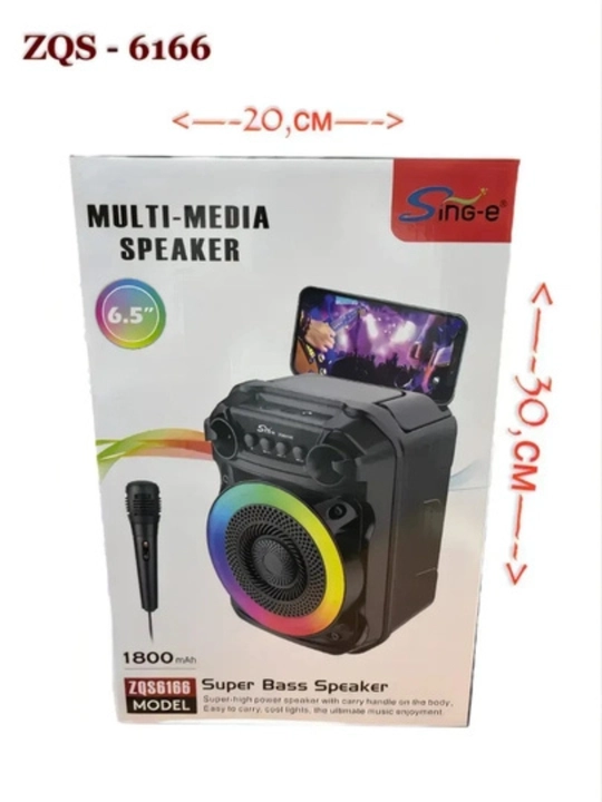 Karaoke kolonka Bluetooth ZQS 6166, 14100 + mikrofon