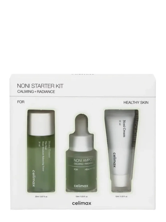 Celimax Noni Starter Kit Mini Set - Zardob tonerlari to‘plamlari, yuz uchun kremlar