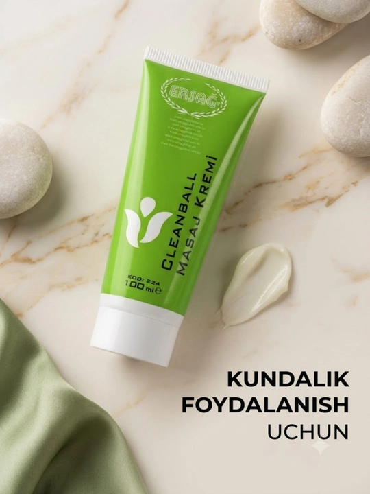 Питательный крем для ухода за сухой кожей тела Ersağ Cleanball 100 мл