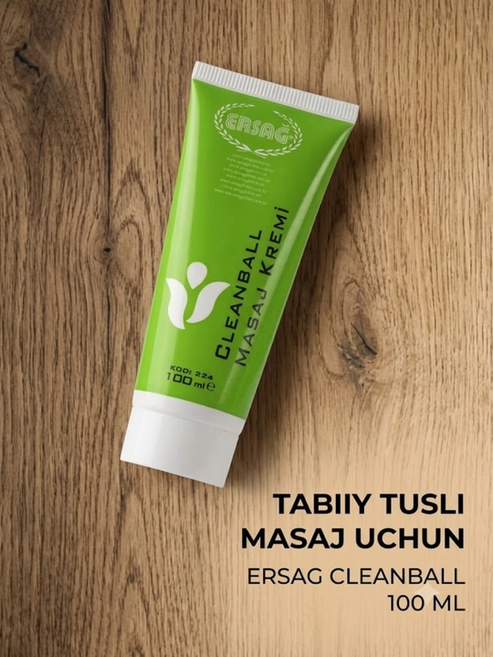 Питательный крем для ухода за сухой кожей тела Ersağ Cleanball 100 мл