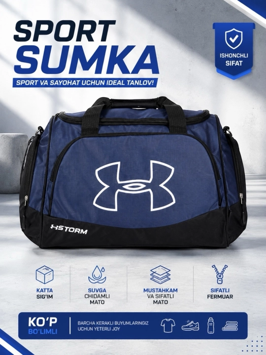 Сумка XTORM 3 в 1 для фитнеса, спорта, отдыха и путешествий