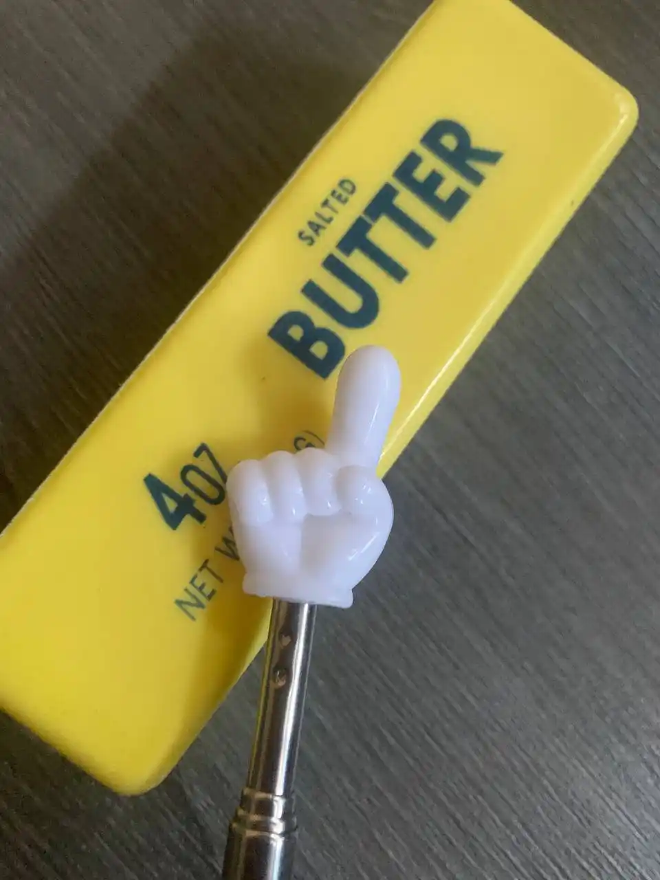 Сквиш-антистресс Масло Butter 113 г с ароматом, игрушка-мялка и пикми-палочка