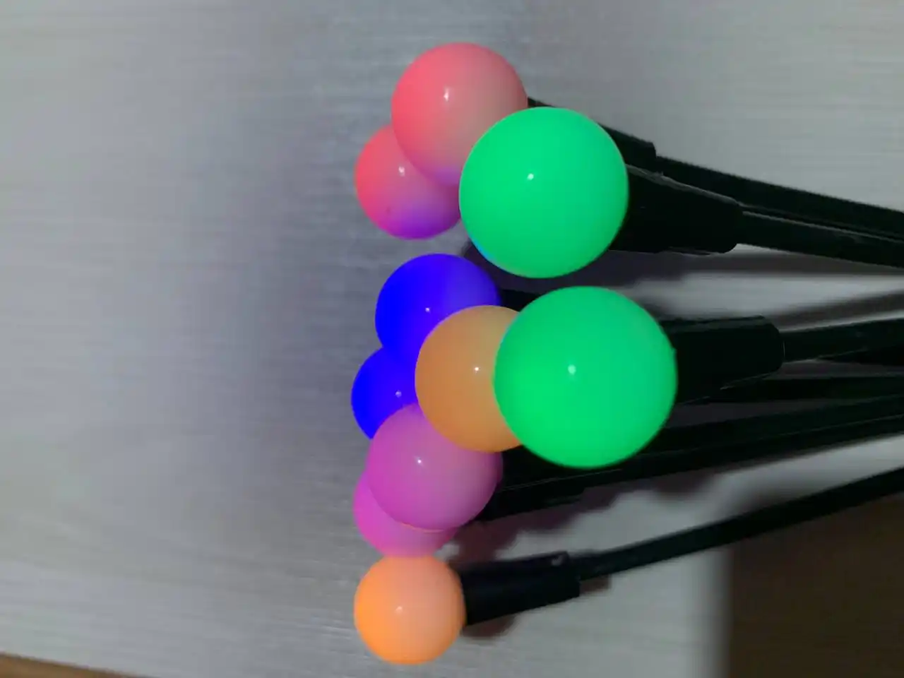 Quyosh batareyali bog‘ chirog‘i, 10 LED sharcha, egiluvchan novdali, 1 dona