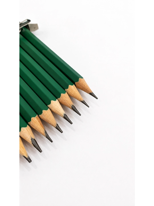 Yalong Professional Drawing Pencil, набор графитных карандашей 12 шт, 2H–8B