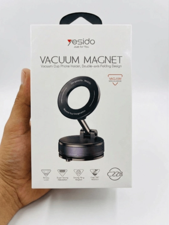 Vakuumli magnit ushlagich, telefon uchun avtomobil ushlagichi - 