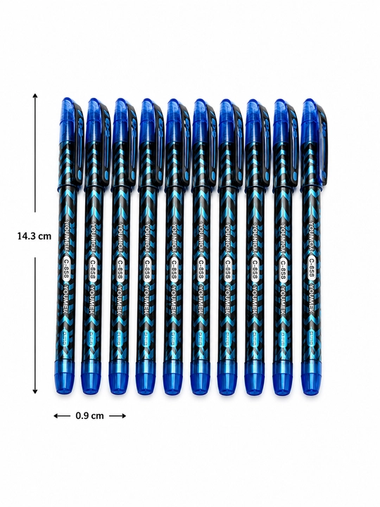 YOUME 0,5 mm gel ruchkasi, 5 yoki 10 dona to‘plam, qora va ko‘k ruchkalar