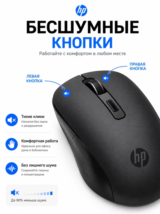 HP S1000 PLUS simsiz sichqoncha 2.4G