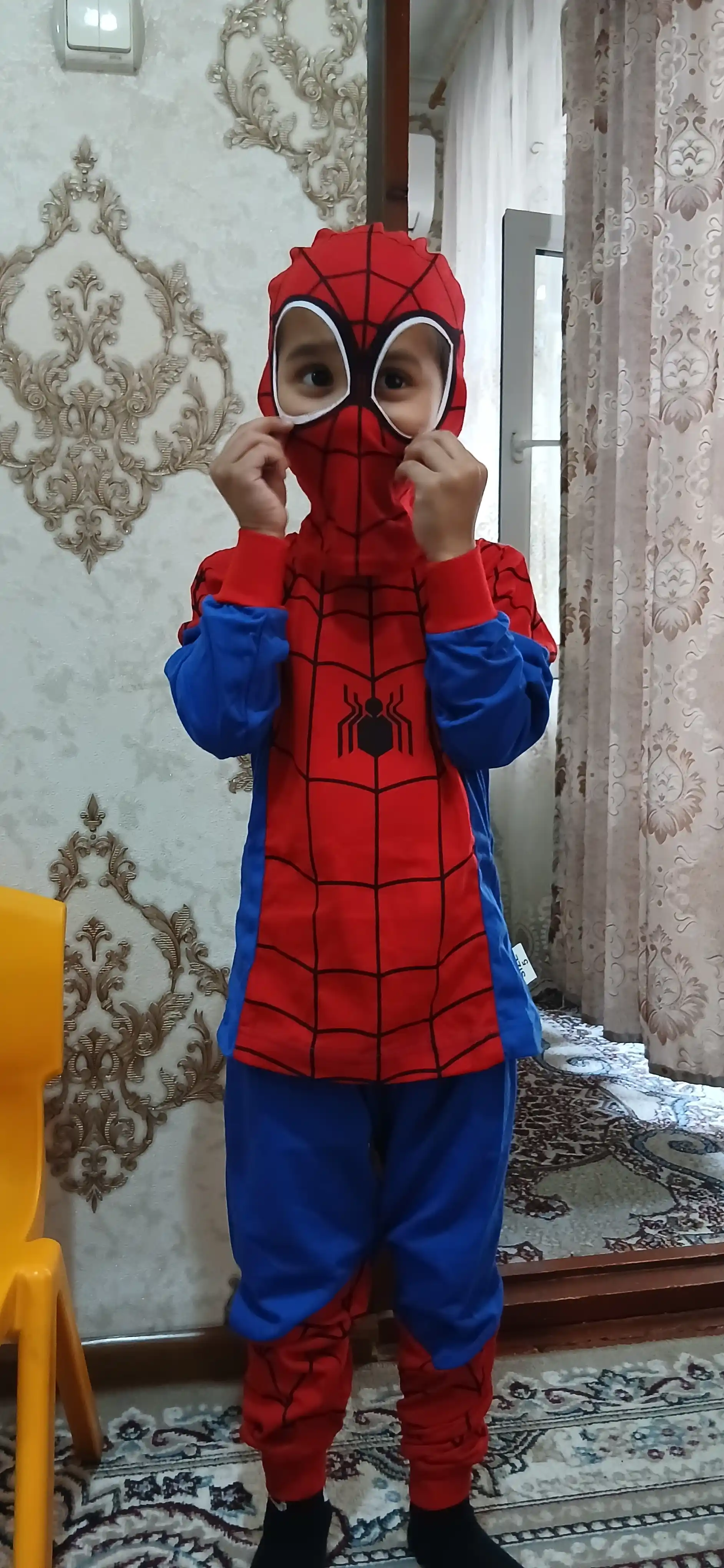 O'rgimchak odam (SPIDERMAN) 98% paxtadan kiyimi, superqahramonlar